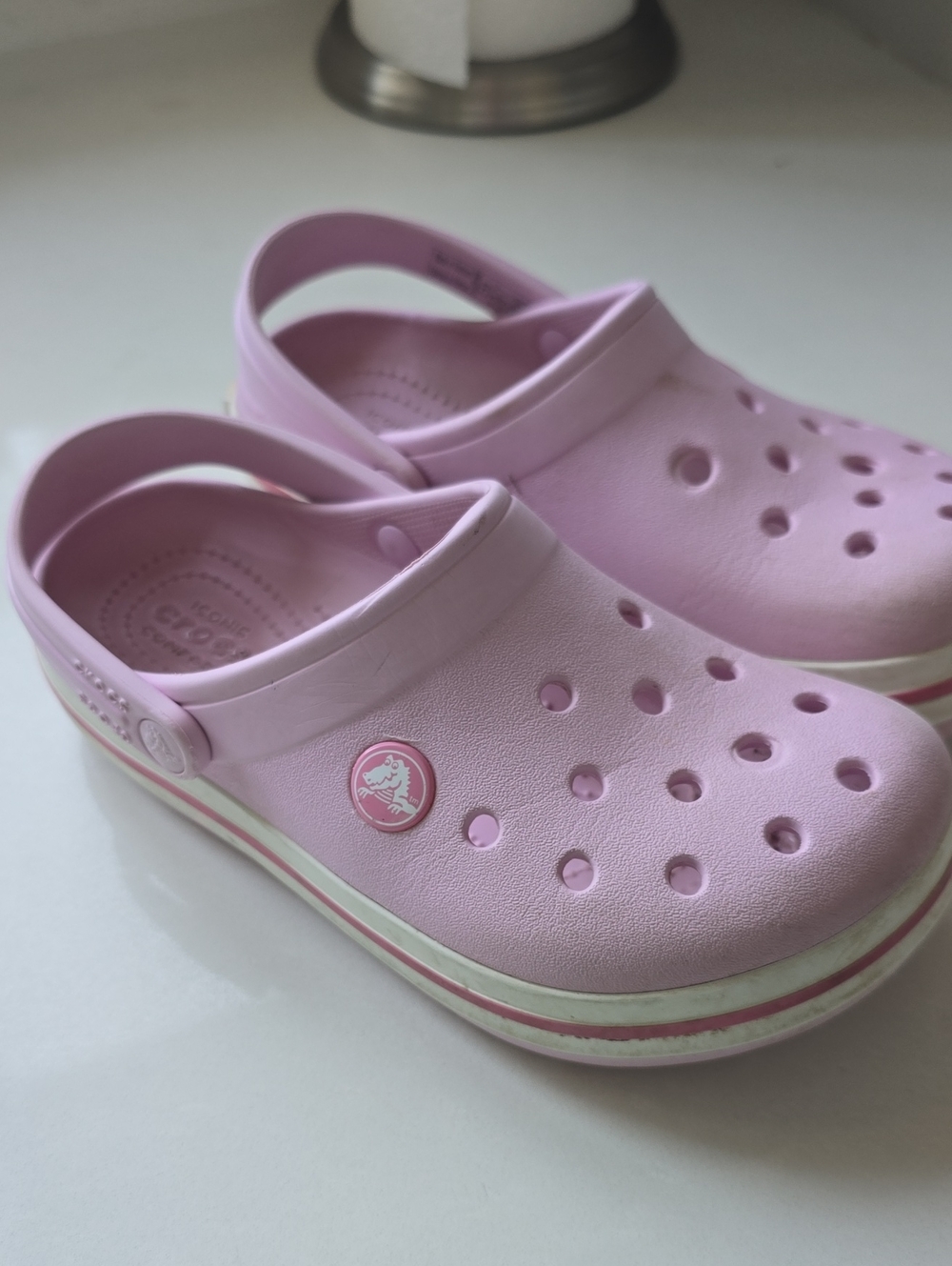 CROCS Kids Classic Clog in Light Pink